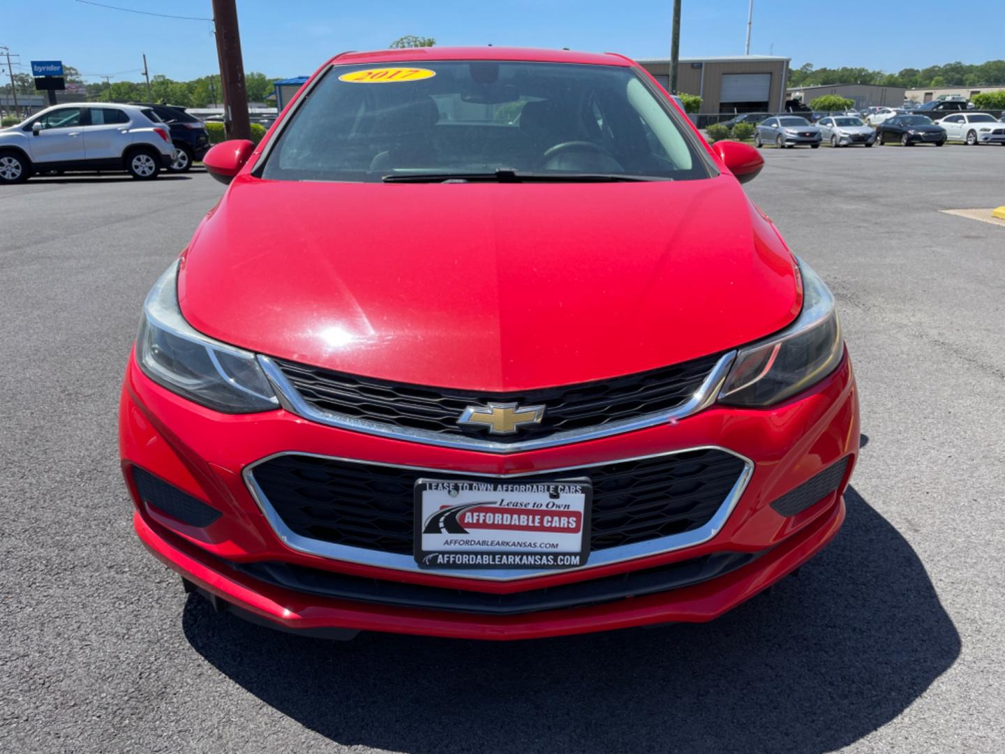 2017 Red Chevrolet Cruze (3G1BE6SM5HS) with an 4-Cyl, Turbo, 1.4 Liter engine, Automatic, 6-Spd transmission, located at 8008 Warden Rd, Sherwood, AR, 72120, (501) 801-6100, 34.830078, -92.186684 - Photo#2